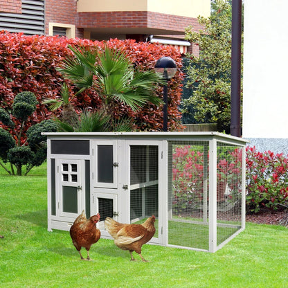Chicken Coop with Run - Wooden Nesting Box Egg Box Fir Wood