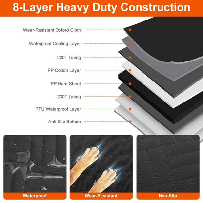 Dog Car Seat Cover - Waterproof Hammock for Back Seat - Purrfect Pet Haven