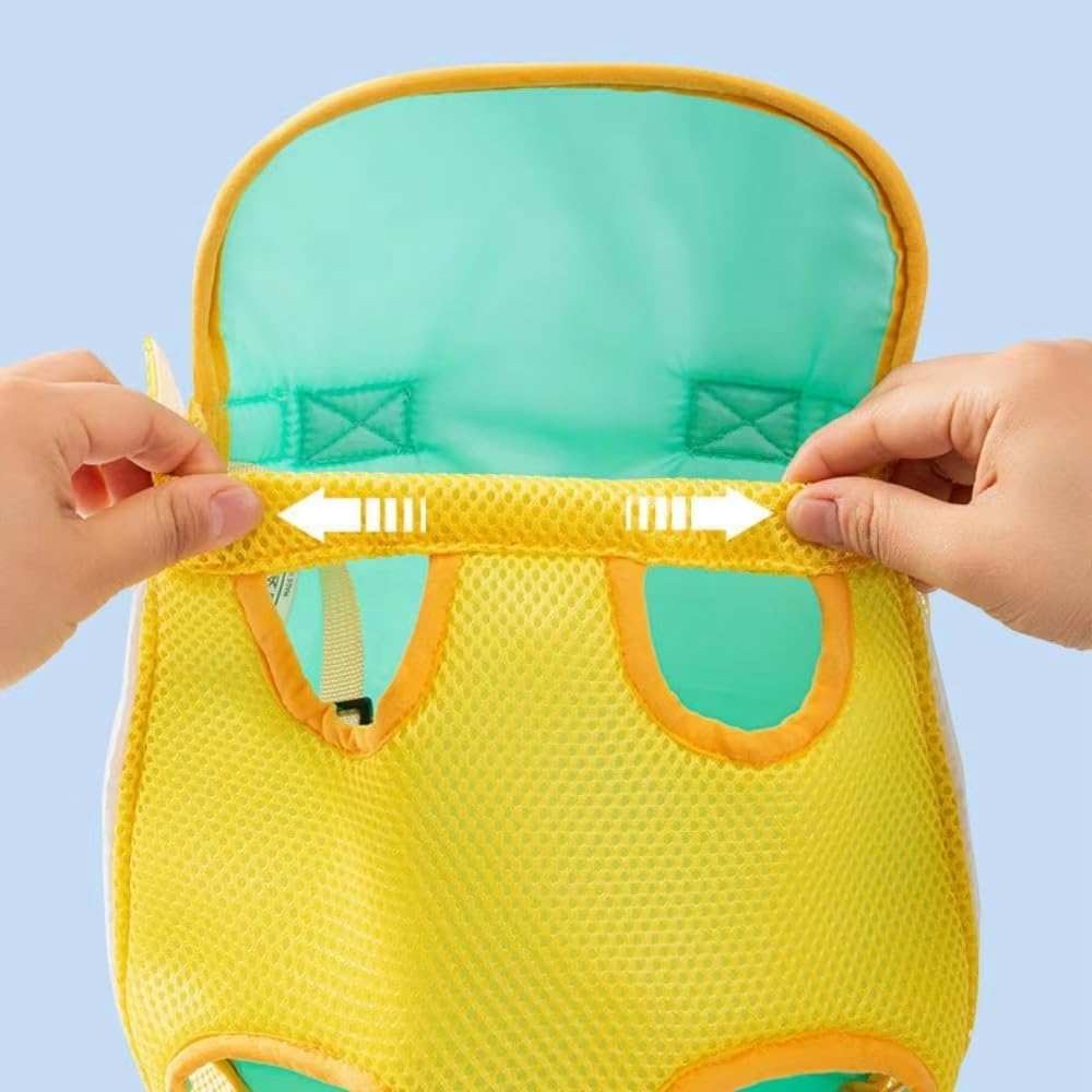 Adjustable Carrier Backpack with Leg Holes for Comfortable Pet Travel and Easy Access