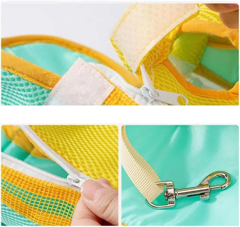 Carrier Backpack with Leg Holes featuring secure zippers and durable clips for pet comfort and safety
