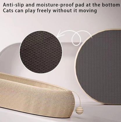 Wefulfil Cat Scratching Board with anti-slip and moisture-proof pad for stable cat play