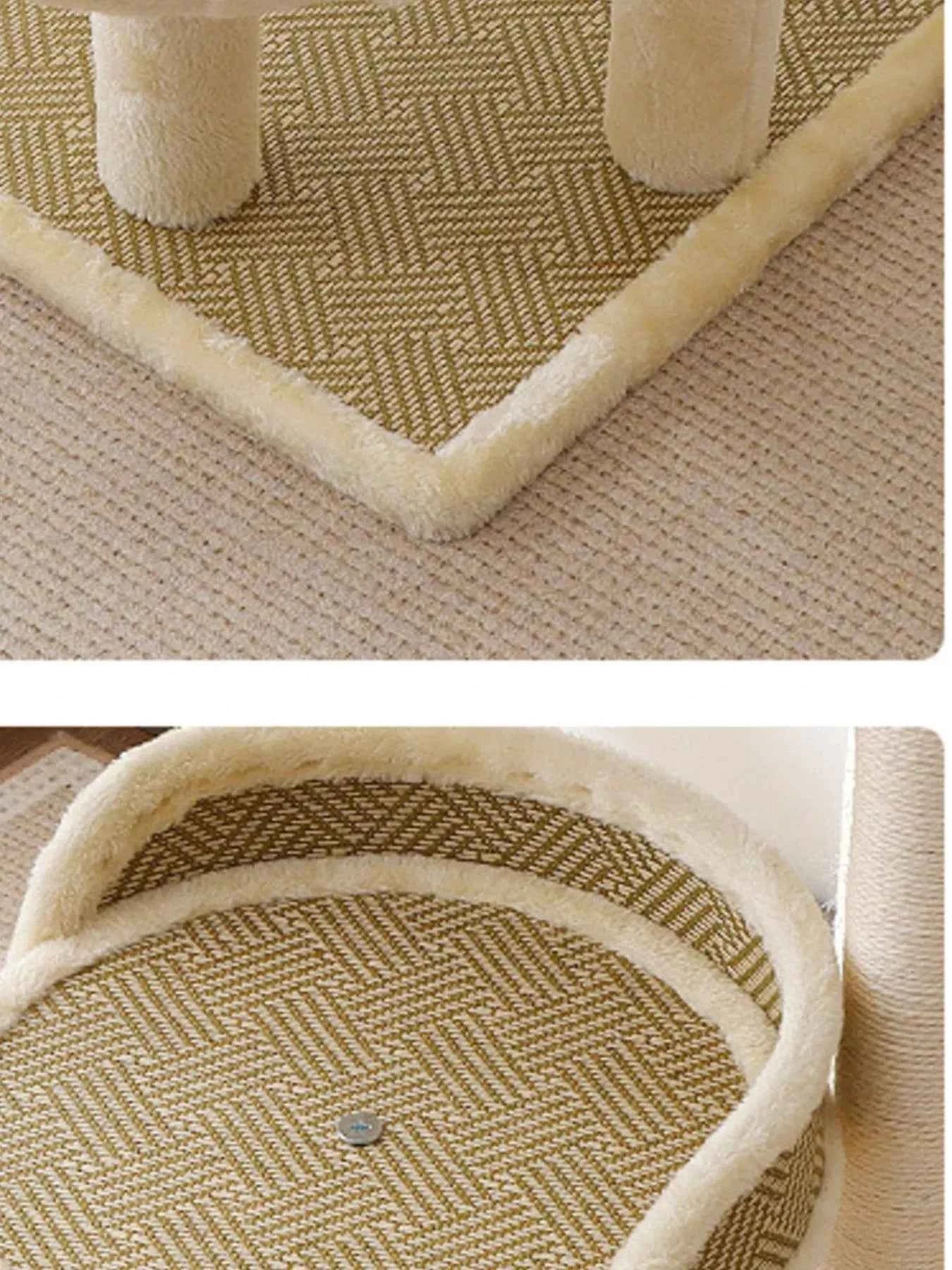 Plush Cat Tree Condo - Multi-Level Scratching Posts