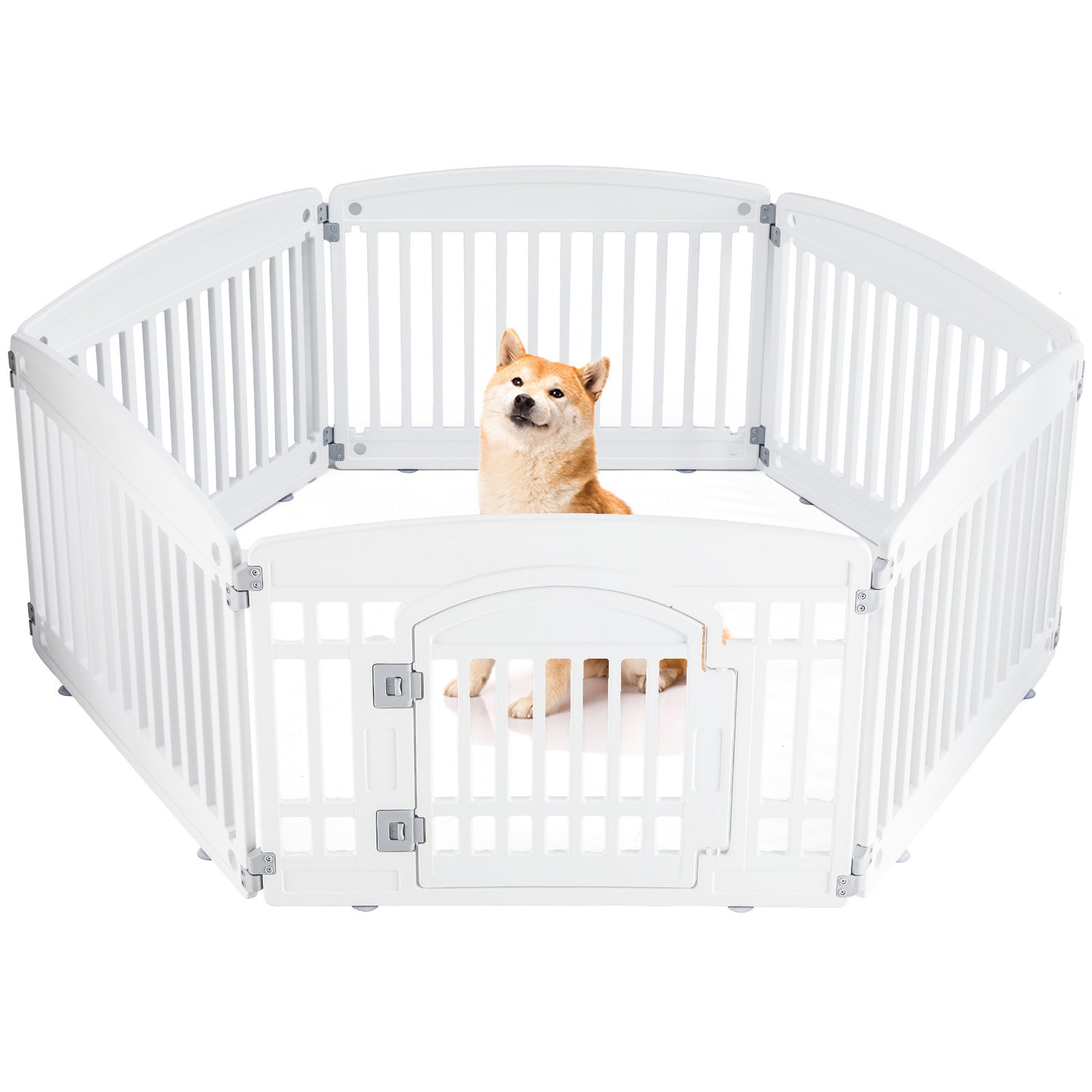 Safe & Reliable Dog Play Fence - Portable Pet Exercise Pen