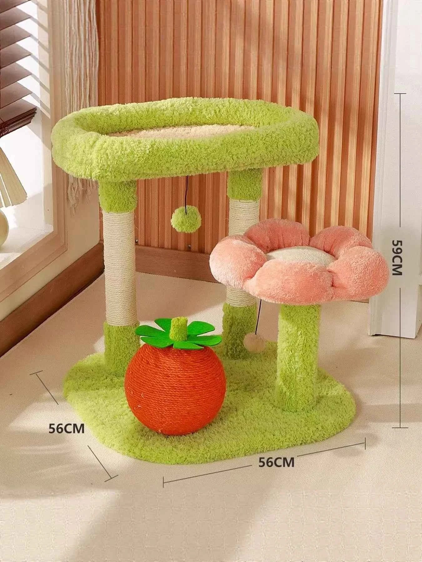 Soft Plush Cat Scratching Post