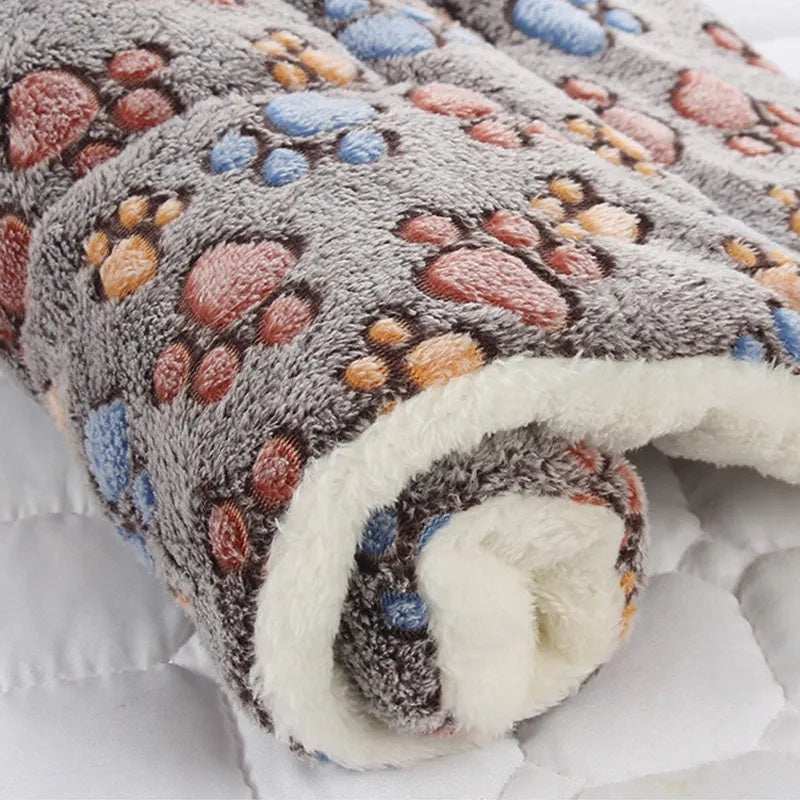 Premium Pet Bed Mat - Washable Fleece Crate Pad for Dogs & Cats All Sizes