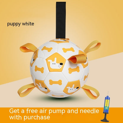 Dog Soccer Ball - Interactive Toy with Cute Prints - Purrfect Pet Haven