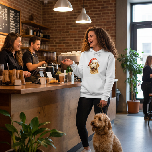 Golden Doodle Hoodie - Comfort Colors Unisex Sweatshirt - Purrfect Pet Haven
