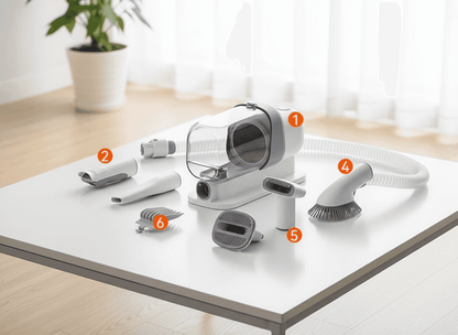 Cordless Pet Grooming Vacuum for Easy Mobility - Rechargeable - Purrfect Pet Haven