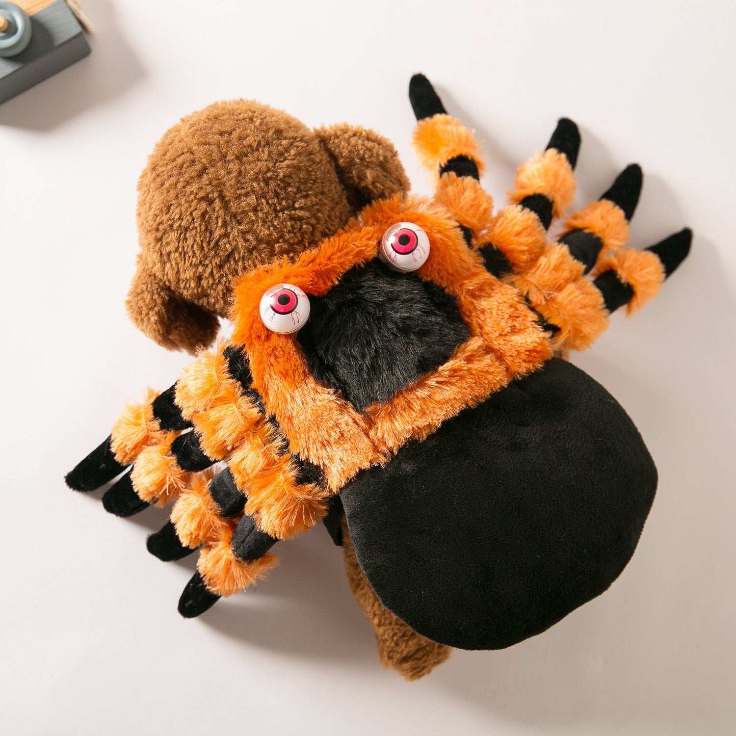 Adorable Cute Plush Spider Costume for pets, designed for fun and playful dress-up occasions