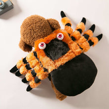Adorable Cute Plush Spider Costume for pets, designed for fun and playful dress-up occasions