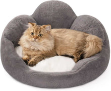 Flower-Shaped Pet Bed - Fluffy Washable Couch for Cats & Small Dogs