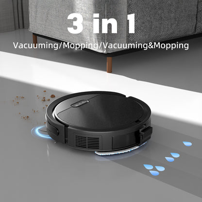 Pet Hair Robot Vacuum - 3-in-1 Cleaner
