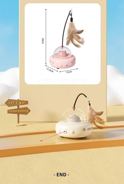 Laser Chase Car - Smart Electric Cat Toy with Auto Pointer - Purrfect Pet Haven