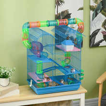 5 Tier Hamster Cage with Tubes and Tunnels