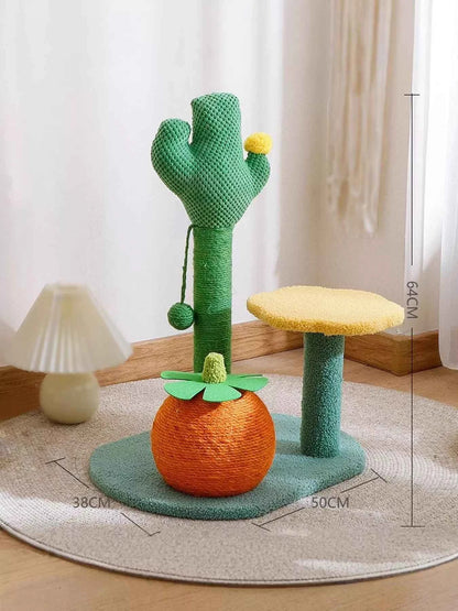 Soft Plush Cat Scratching Post