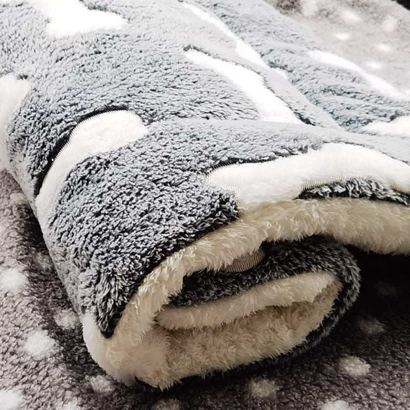 Premium Pet Bed Mat - Washable Fleece Crate Pad for Dogs & Cats All Sizes
