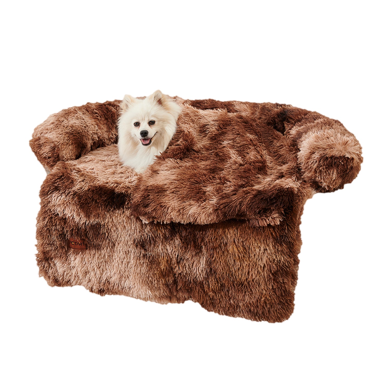 Dog Couch Bed Mat - Fluffy with Blanket