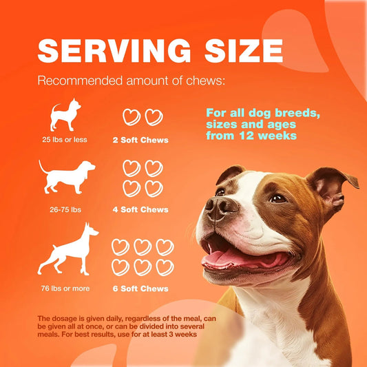 Glucosamine For Dogs Hemp Hip And Joint Supplement For Dogs Glucosamine Chondroitin Chews With MSM Turmeric Collagen For Mobility Bone Skin And Coat Health Maintains Muscle Strength