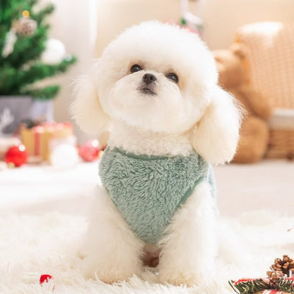 Festive Dog Coat - Warm Fleece Winter Jacket - Purrfect Pet Haven