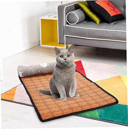 Cooling Mat For Pets - Ice Silk Pad For Cats And Dogs To Beat The Heat In Summer