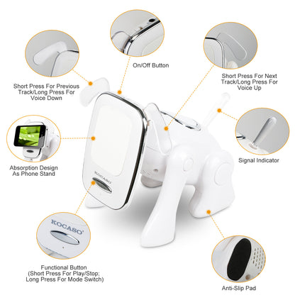 Cute Puppy Dog Wireless Speaker - Portable Bluetooth Music Player