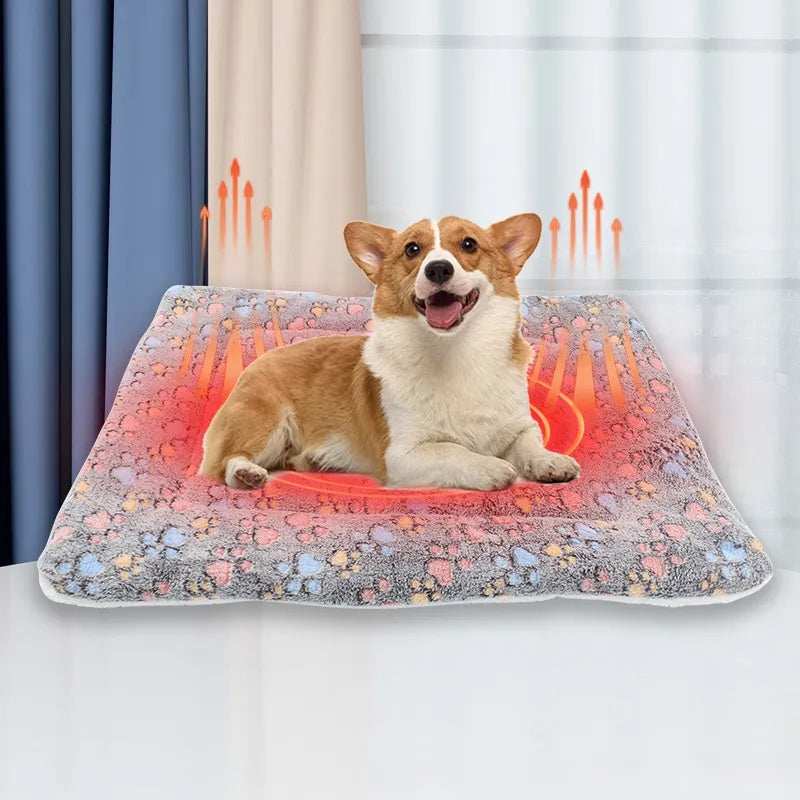 Premium Pet Bed Mat - Washable Fleece Crate Pad for Dogs & Cats All Sizes