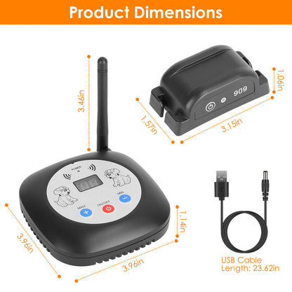 Wireless Dog Fence System - 328FT GPS
