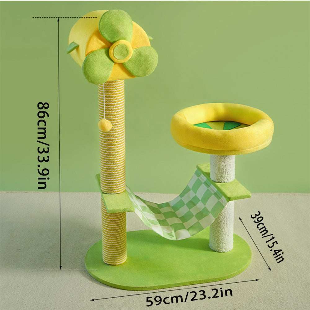 Cat Climbing Frame - Multi-Level Tower with Scratching Posts - Purrfect Pet Haven