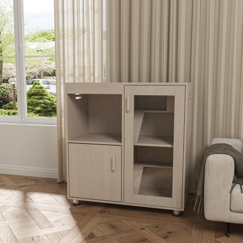 4-Tier Wooden Guinea Pig Cage - Multi-Level Habitat