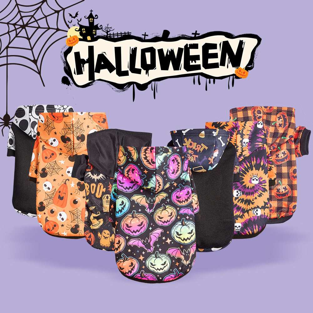 Halloween Pumpkin Pet Belt - Adorable Costume Accessory for Small & Medium Pets