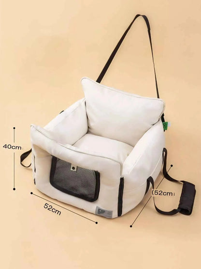 Comfortable & Secure Pet Car Seat Bed