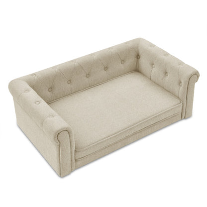 Elegant Rectangular Pet Sofa Bed For Medium And Large Dogs