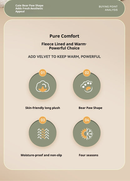 Pet Bed - Round Plush Thickened for Dogs & Cats