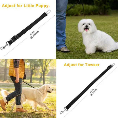 Wefulfil pet leash with Dual Purpose Adjustable Safety, adjustable length for small puppies and larger dogs