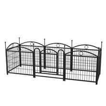 Indoor Outdoor 24 Inch Metal Dog 8 Panel Playpen