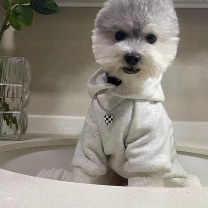 Retro New York Hoodie for Dogs - Stylish Puppy Sweatshirt