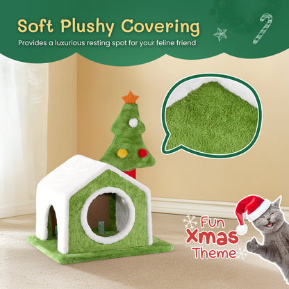 Cat House Christmas Tree - Cat Climbing Frame
