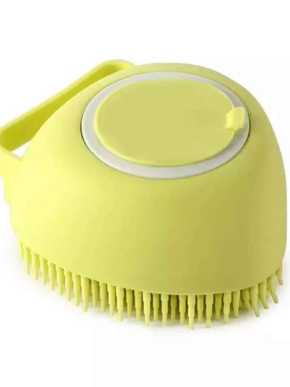 Cute Cartoon Silicone Pet Bath Brush