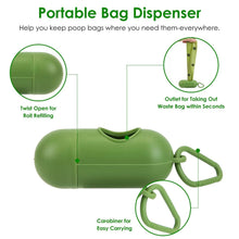 Pooper Scooper Kit Dog Poop Rake & Swiveling Bin Poop Heavy Duty Pick Up Tool With Extra Long Handle 35 Waste Bags Dispenser