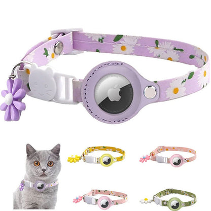 Apple Air Tag Tracker Protective Cover Anti-missing Pet Positioning Reflective Cat Collar