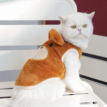 Bear Ears Fleece Coat - Warm Winter Pet Outfit