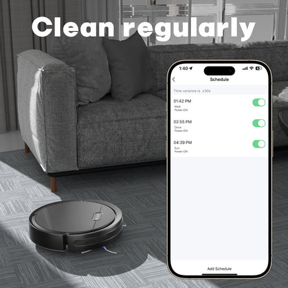 Pet Hair Robot Vacuum - 3-in-1 Cleaner