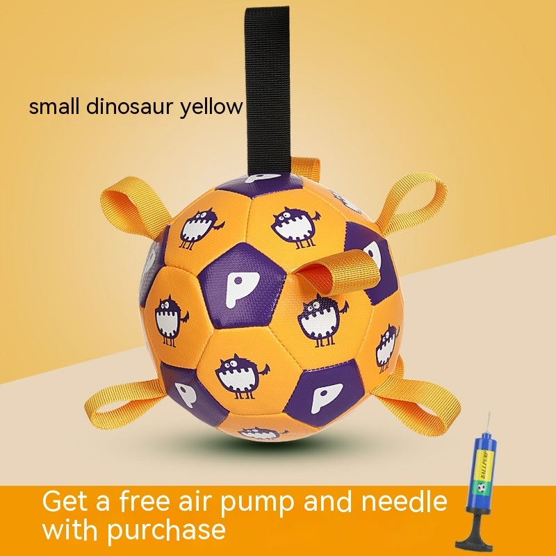 Dog Soccer Ball - Interactive Toy with Cute Prints - Purrfect Pet Haven
