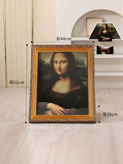 Cat House Artistic Frame - Famous Painting Cardboard Hideaway