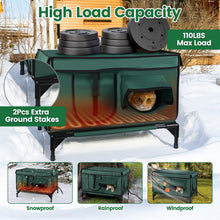 Cat House Heated Outdoor - Weatherproof Insulated Shelter Pad