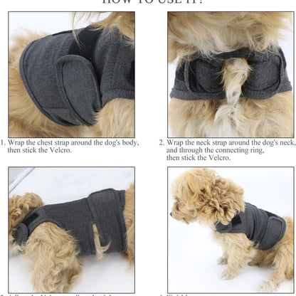 Dog Anxiety Jacket - Breathable Thunder Vest