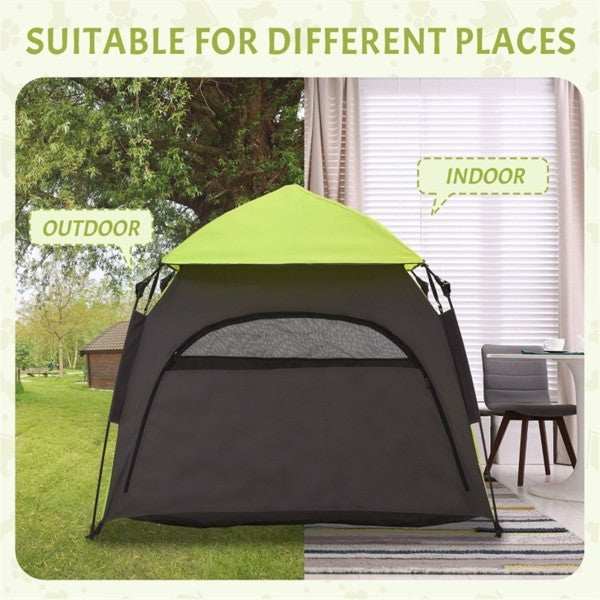 Pet Camping Tent For Large Dogs - Portable Outdoor Enclosure With UV Protection