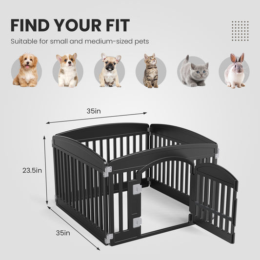 Safe & Reliable Dog Play Fence - Portable Pet Exercise Pen
