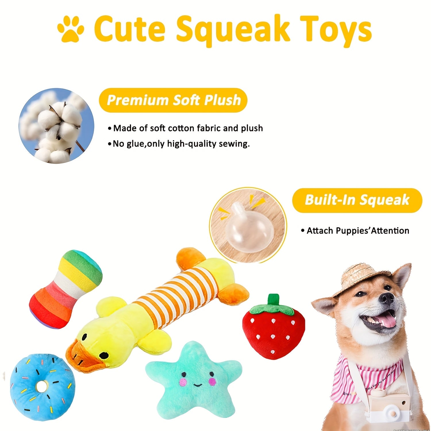 25pcs Set Of Dog Toys | Chew Toys For Dogs - Used For Teeth Cleaning