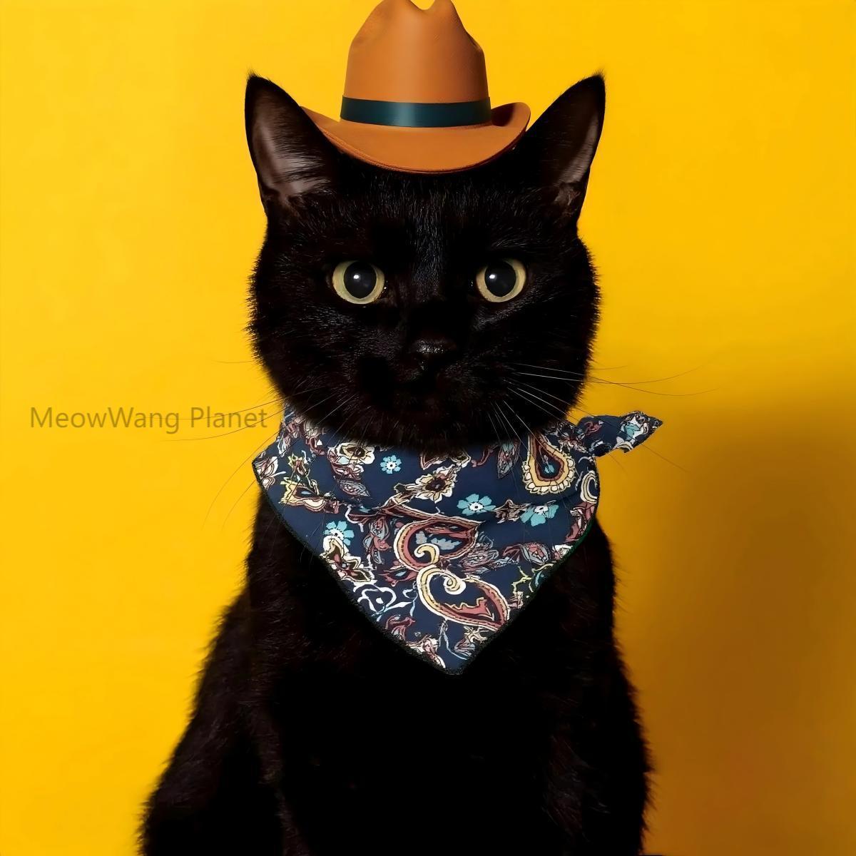 Premium Quality Cute Pet Hat Scarf Set For Cats Small Dogs